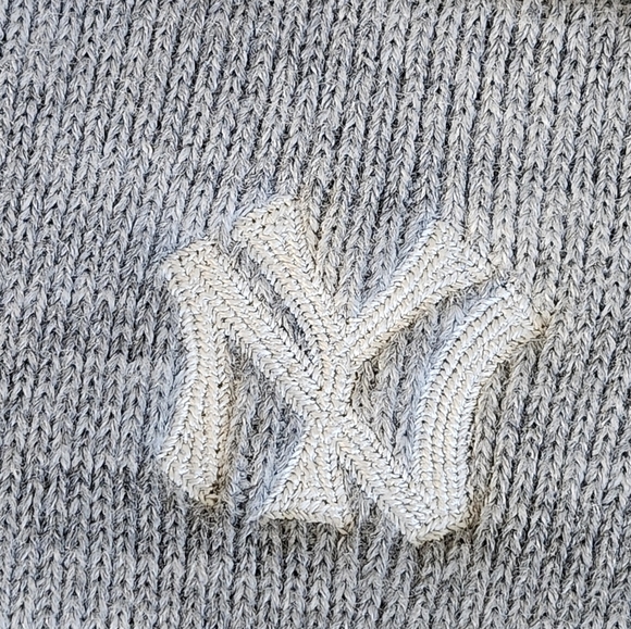 Madhappy Yankees Knitted Beanie Grey - Picture 2 of 7